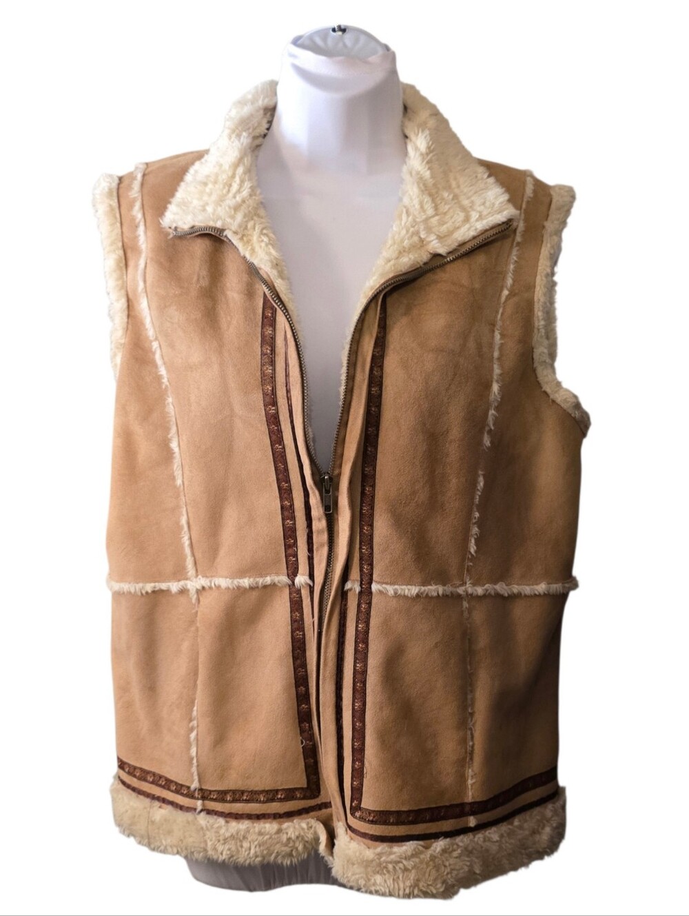 COLDWATER CREEK Faux Suede Vest